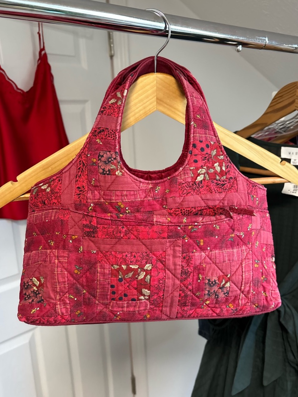 90s cottagecore quilted patchwork Donna Sharp handbag